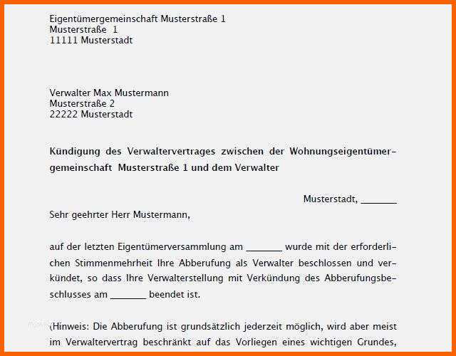 Sensationell Kündigung Anwalt Vorlage