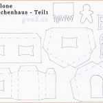 Sensationell Lebkuchenhaus Basteln Beleuchtet Aus Papier
