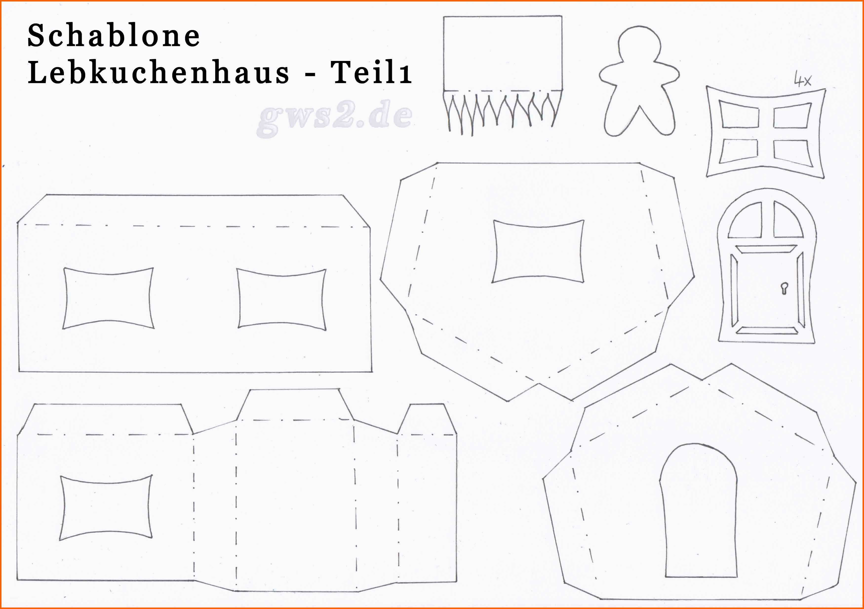 Sensationell Lebkuchenhaus Basteln Beleuchtet Aus Papier