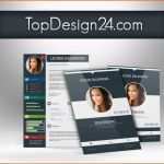 Sensationell Moderne Bewerbung topdesign24 Ideales Deckblatt