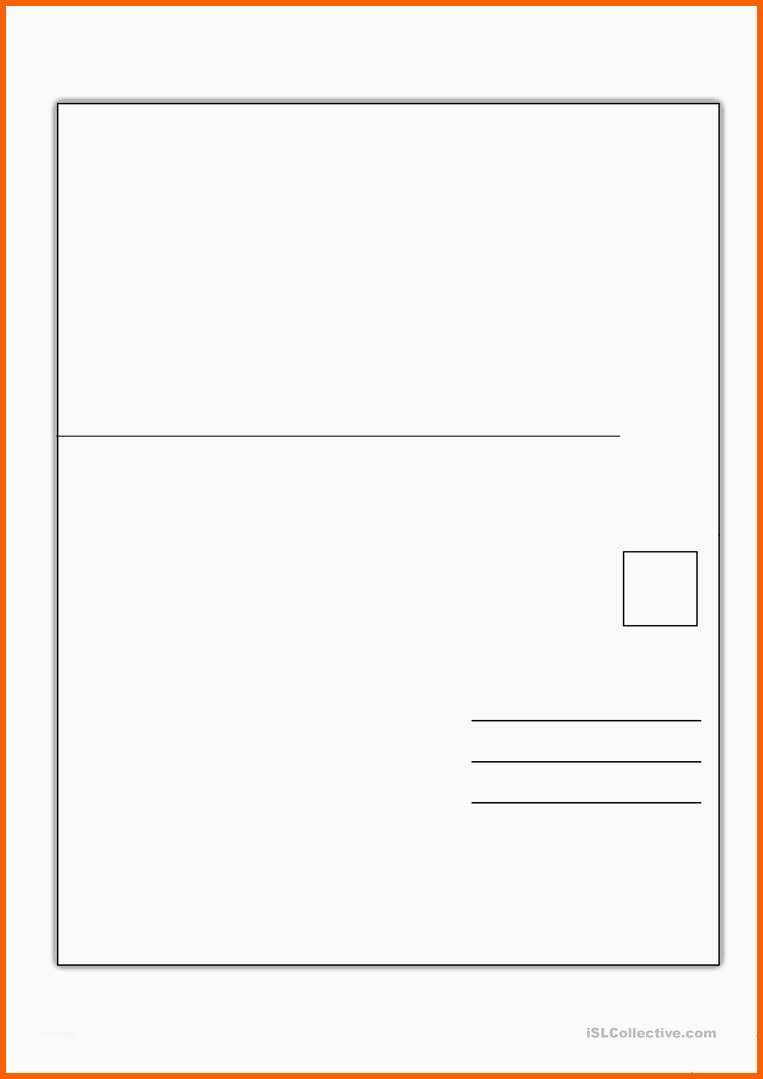 sensationell postkarte vorlage arbeitsblatt kostenlose daf arbeitsblatter von postkarte vorlage