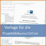 Sensationell Projektdokumentation Vorlage Word – Mimpi