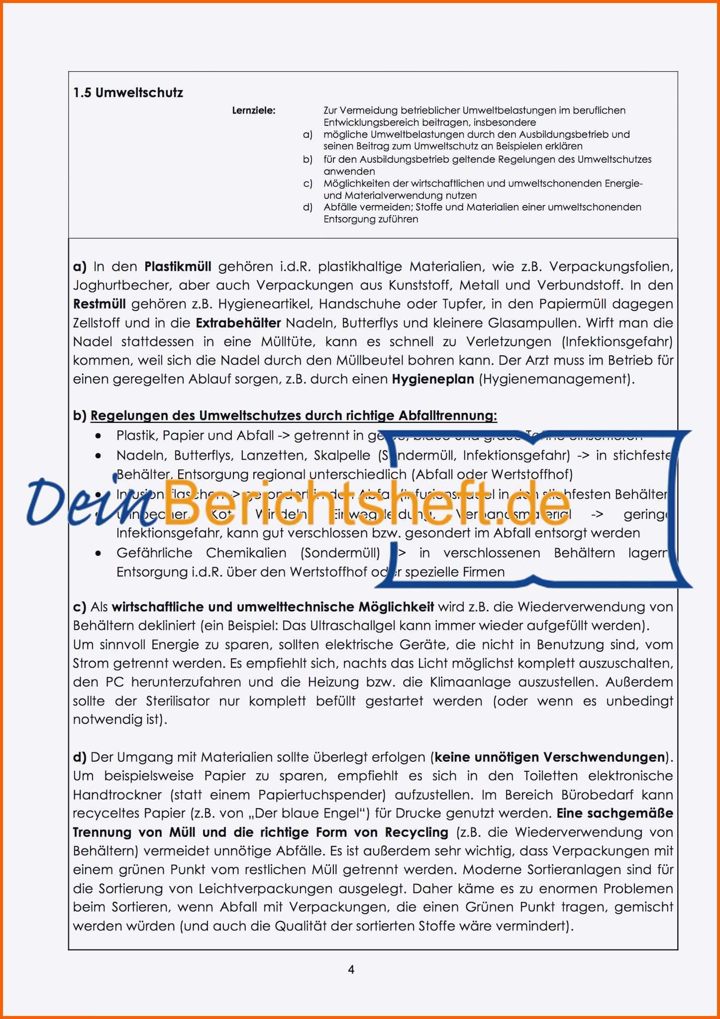 Sensationell Tagesbericht Praktikum Vorlage Word