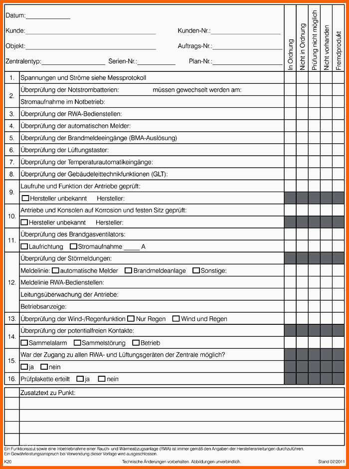 Sensationell Wartungsprotokoll Vorlage Excel – Xcelz Download