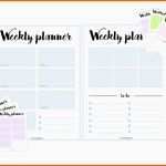 Sensationell Weekly Planner Kostenloser Download