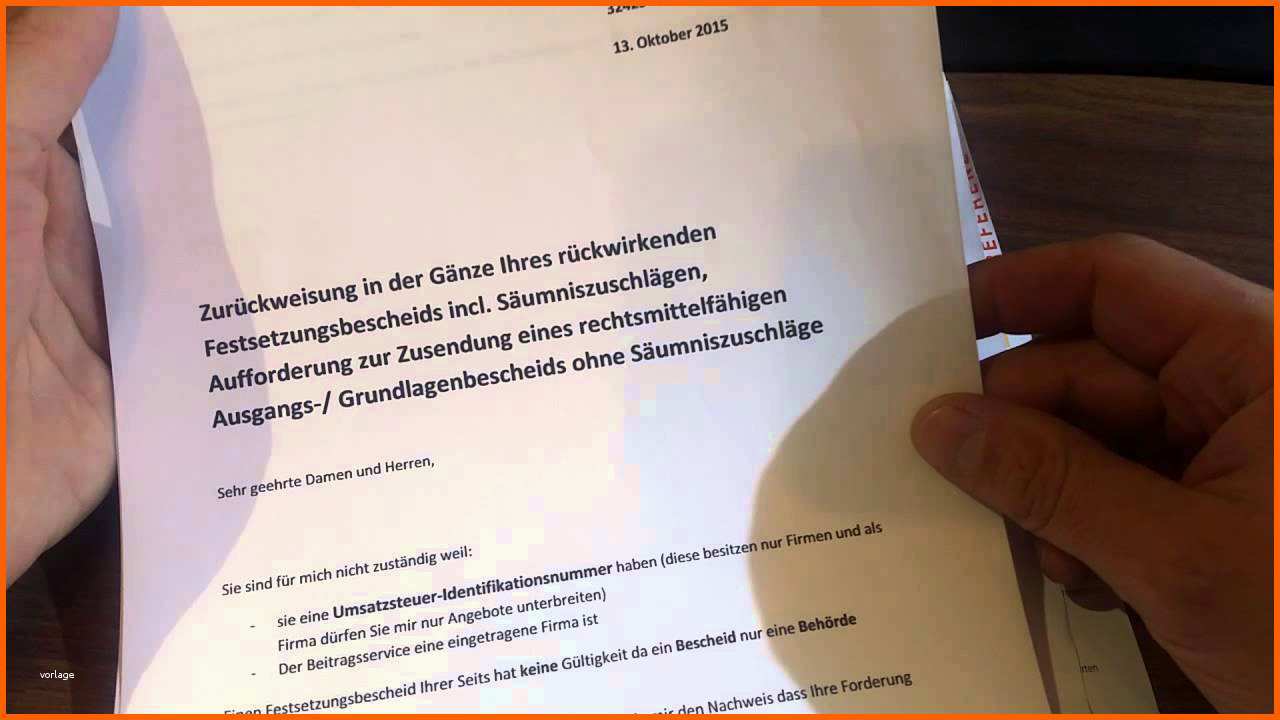 Sensationell Widerspruch Gez Festsetzungsbescheid