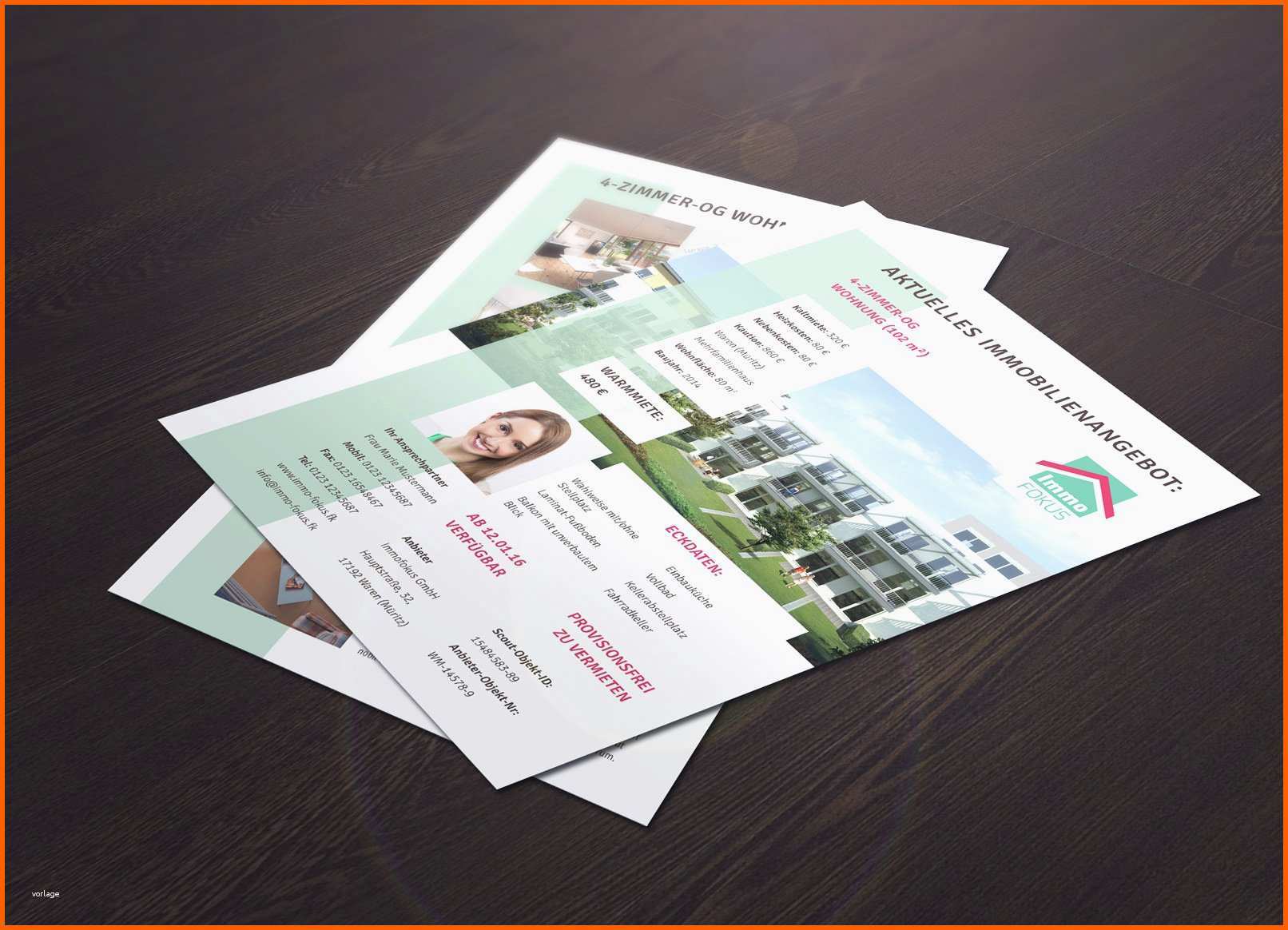 Spektakulär 14 Kostenlose Immobilien Flyer Vorlagen Wort