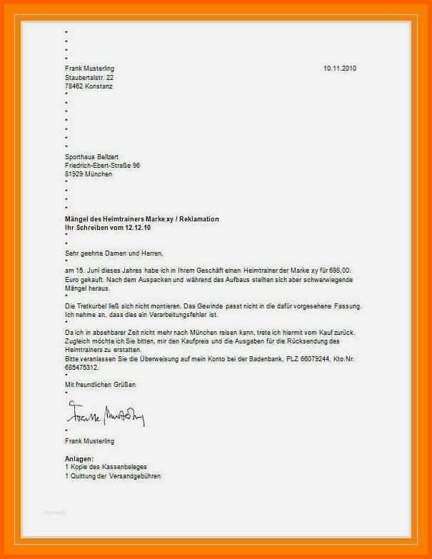 Spektakulär 9 Privater Geschäftsbrief
