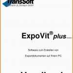 Spektakulär Expovit Plus Version 5 software Zum Erstellen Von