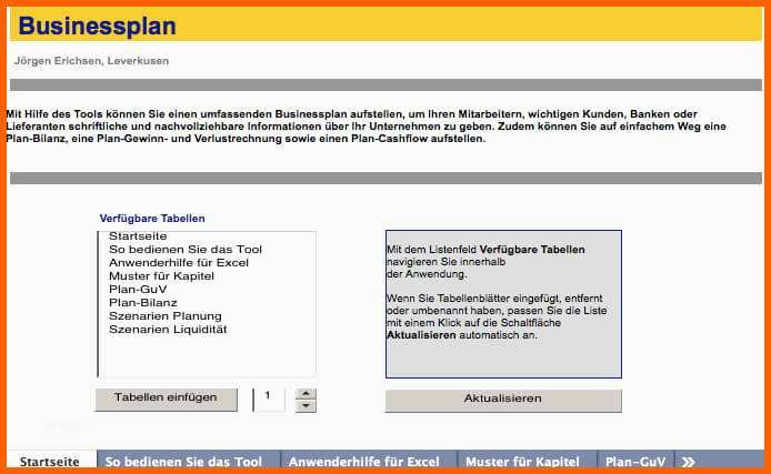 Spektakulär Finanzplan & Businessplan Mit Excel Erstellen Kostenlos