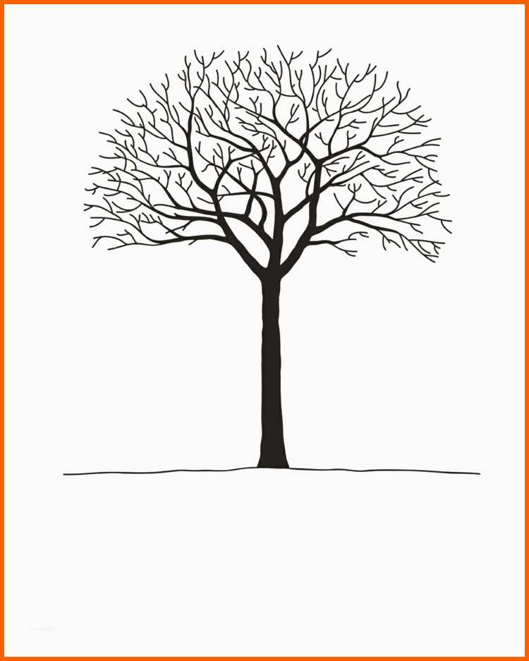 Spektakulär Fingerabdruck Baum Vorlage & andere Motive Kostenlos Zum