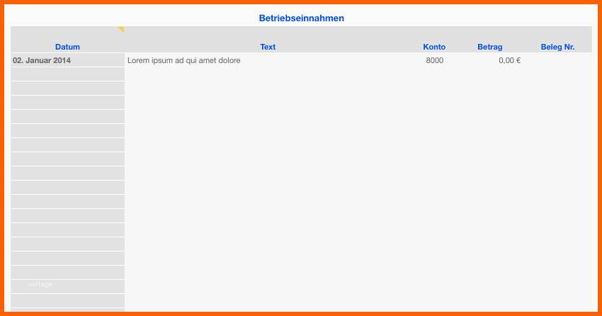 Spektakulär Numbers Vorlage Einnahmen Überschuss Rechnung 2014 Ohne