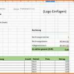 Spektakulär Rechnungsvorlage Für Excel Download Chip