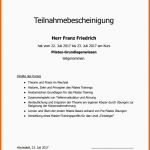 Spektakulär Semco Hilfe Teilnahmebescheinigung