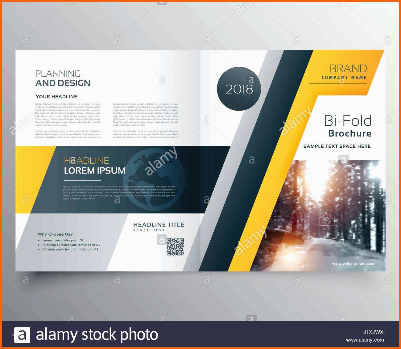 Spektakulär Stylish Magazine Cover Page Template Stockfotos & Stylish
