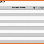 Spektakulär Telefonliste Vorlage Pdf Word Zum Ausdrucken