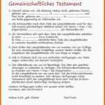 Spektakulär Testament Kostenlose Vorlage Berliner Testament Muster Pdf