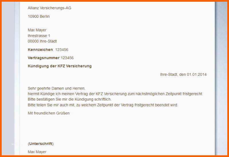 Spektakulär Unglaubliche Kündigung Wegen Umzug Vorlage