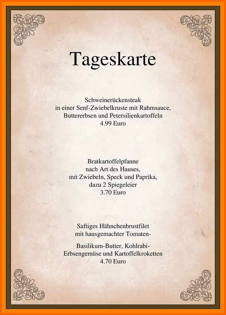 Spektakulär Vorlage Menükarte Word 35fe491d69cded559e55a2ec5242cc42