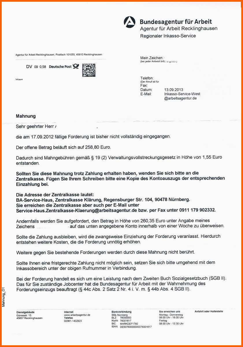 Spektakulär Widerspruch Jobcenter Rückzahlung Vorlage Angenehm