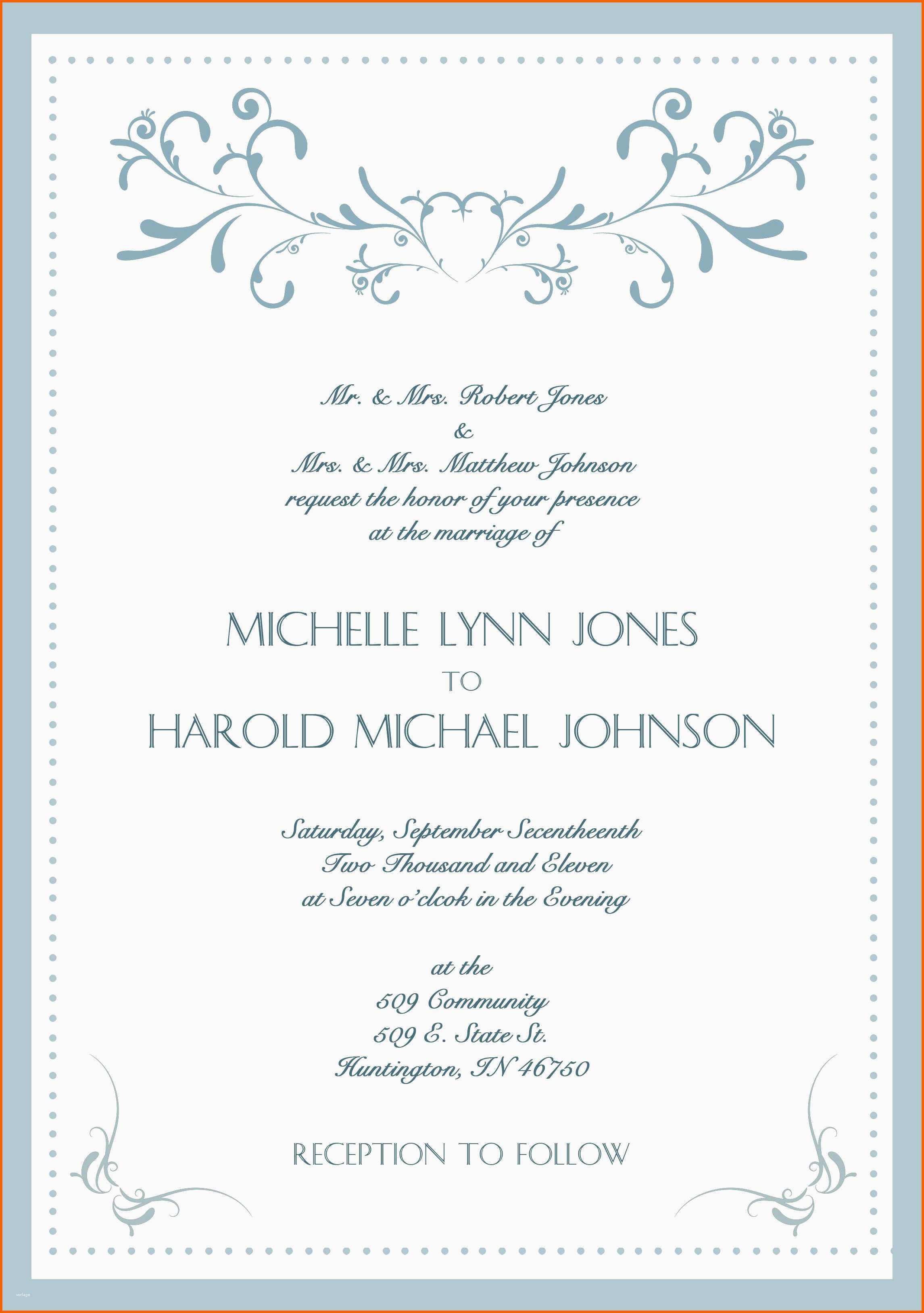 Spektakulär Word Vorlage Hochzeitseinladung 1 Spektakulär Word Vorlage Hochzeitseinladung