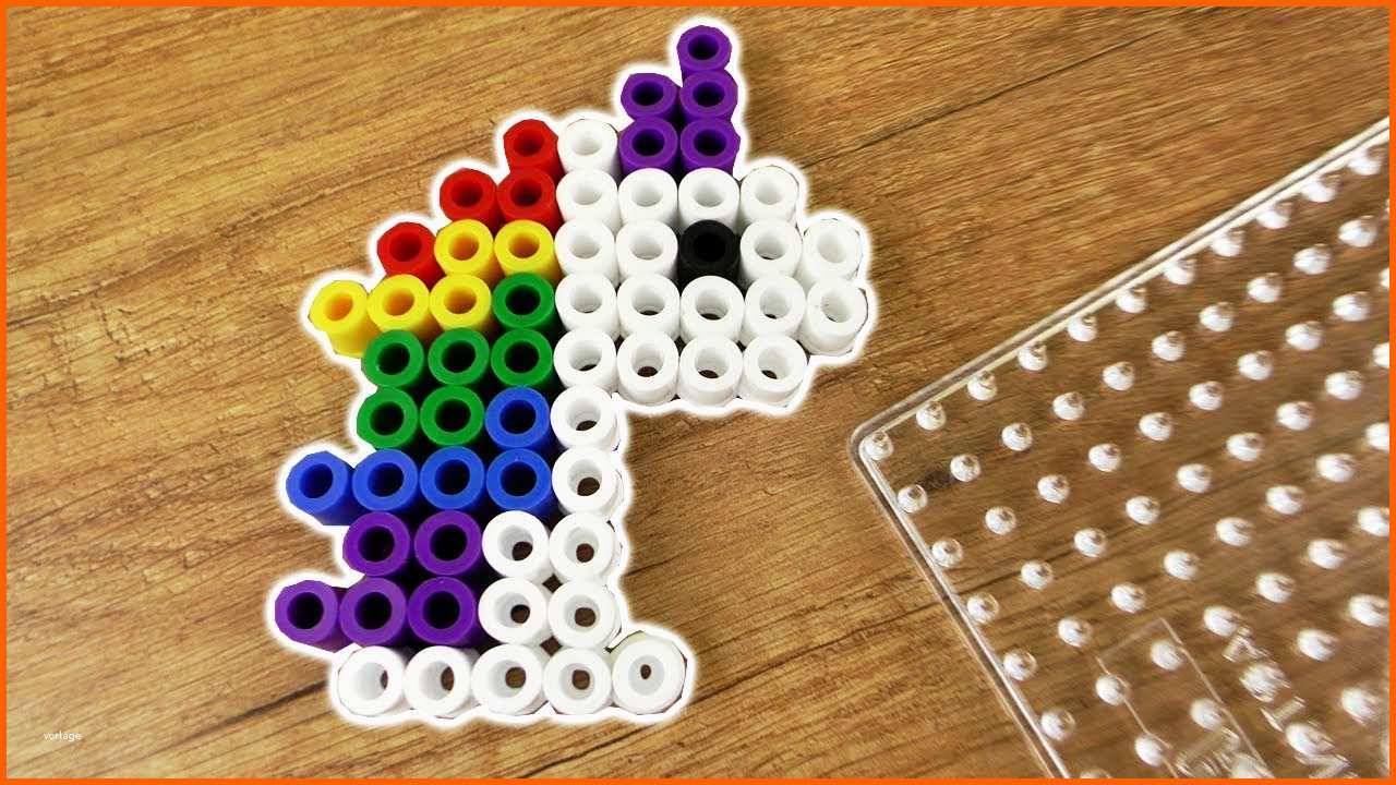 Spektakulär Xxl Einhorn Aus Bügelperlen Süße Idee Für Kinder