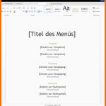 Spezialisiert 11 Vorlage Speisekarte Word
