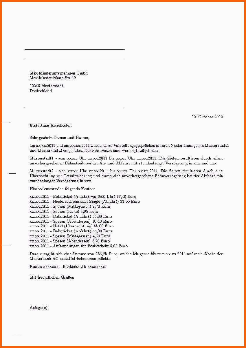 Spezialisiert 15 Fahrtkosten Vorstellungsgespräch Muster