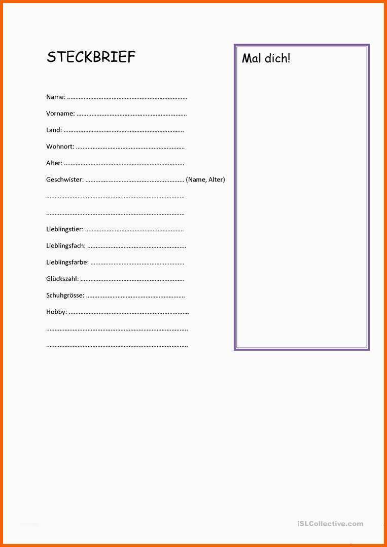 Spezialisiert 15 Personen Steckbrief Muster 1 Spezialisiert 15 Personen Steckbrief Muster