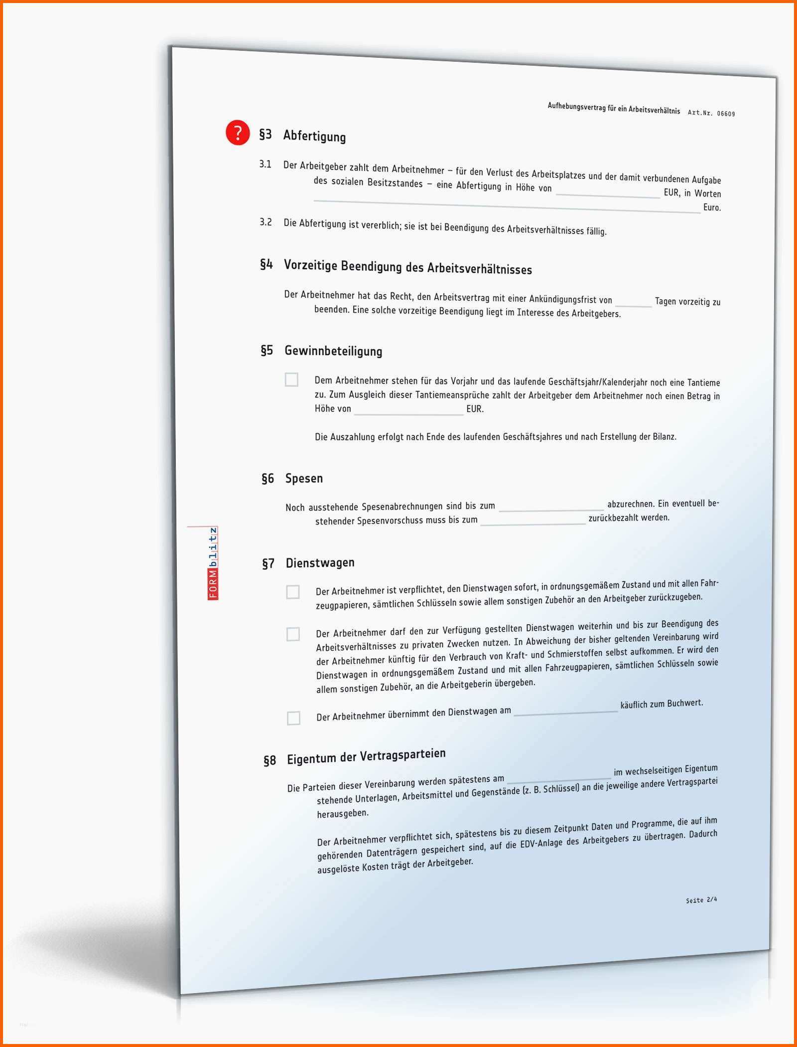 Spezialisiert 21 Aufhebungsvertrag Schreiben Muster
