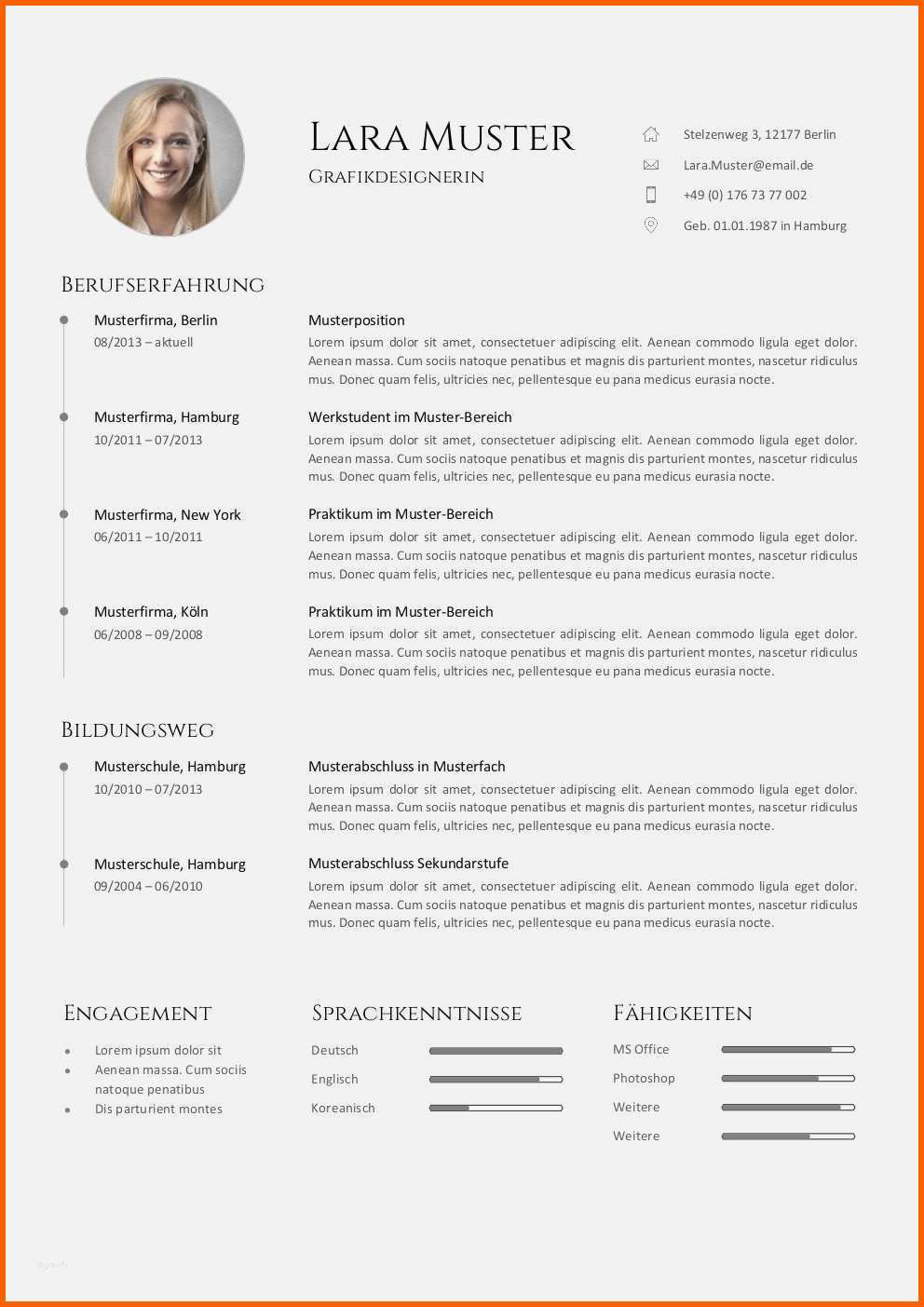 Spezialisiert 21 Kurzprofil Bewerbung Beispiele