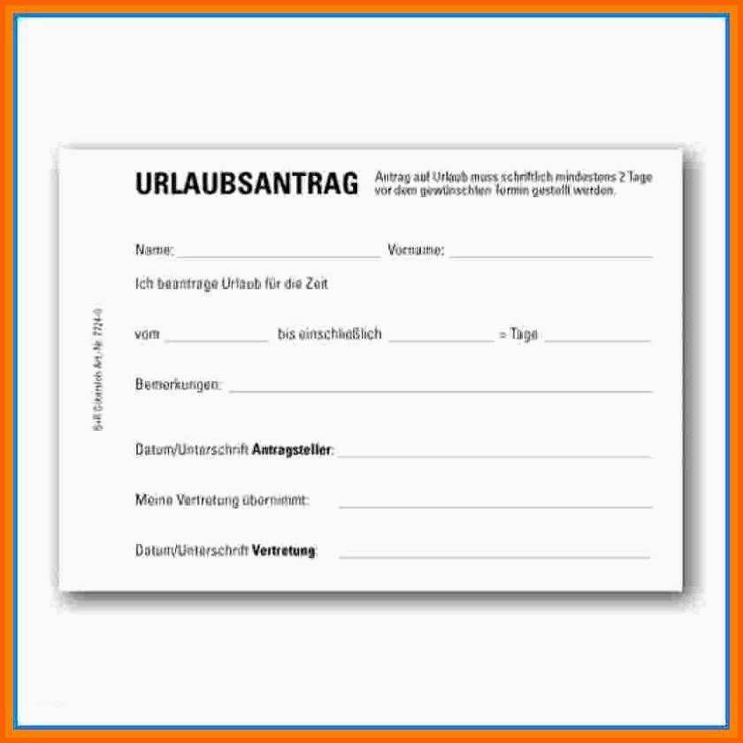 Spezialisiert 8 Urlaubsschein Vorlage