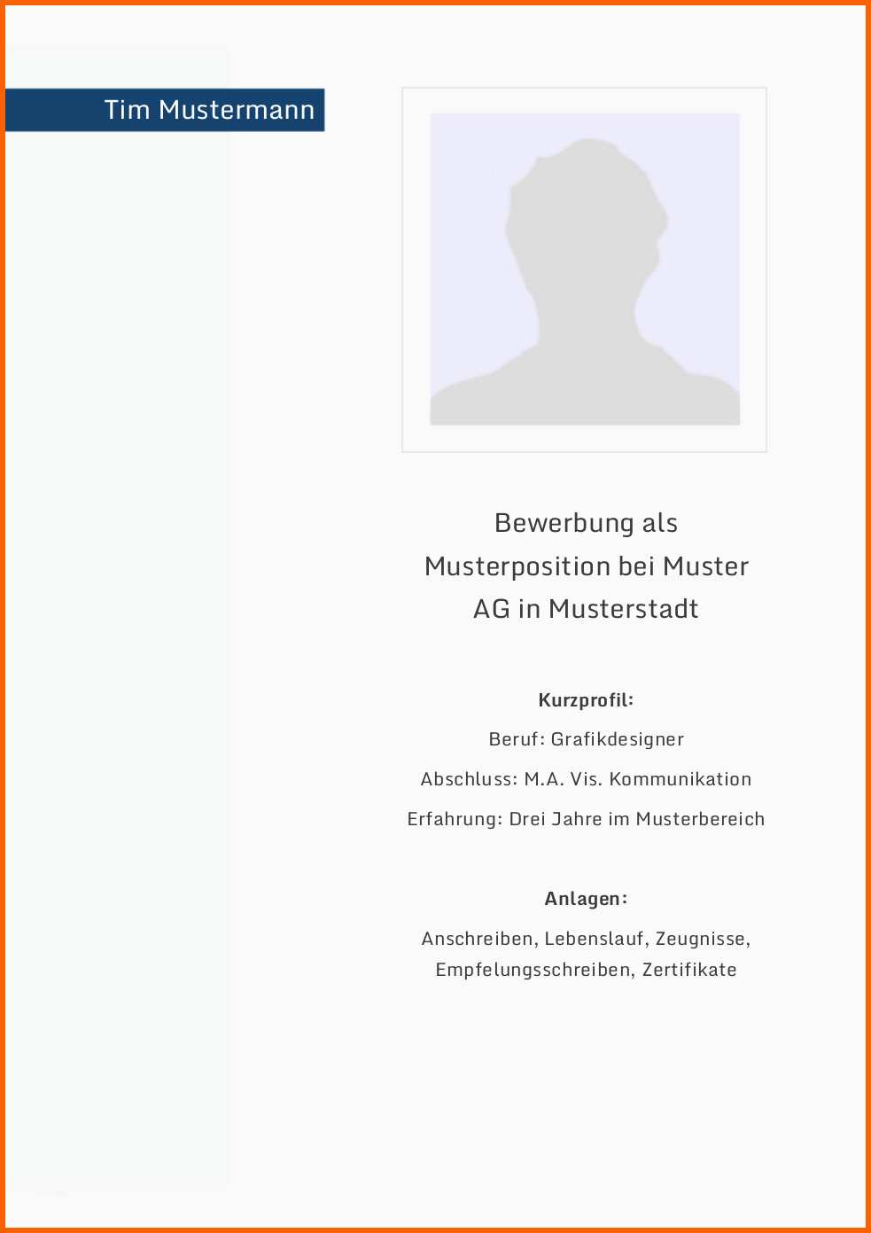 Spezialisiert Bewerbung Deckblatt Muster Vorlage 10