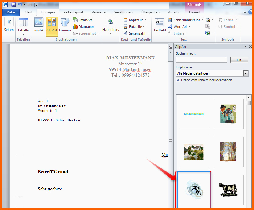 Spezialisiert Briefkopf Mit Microsoft Word Erstellen