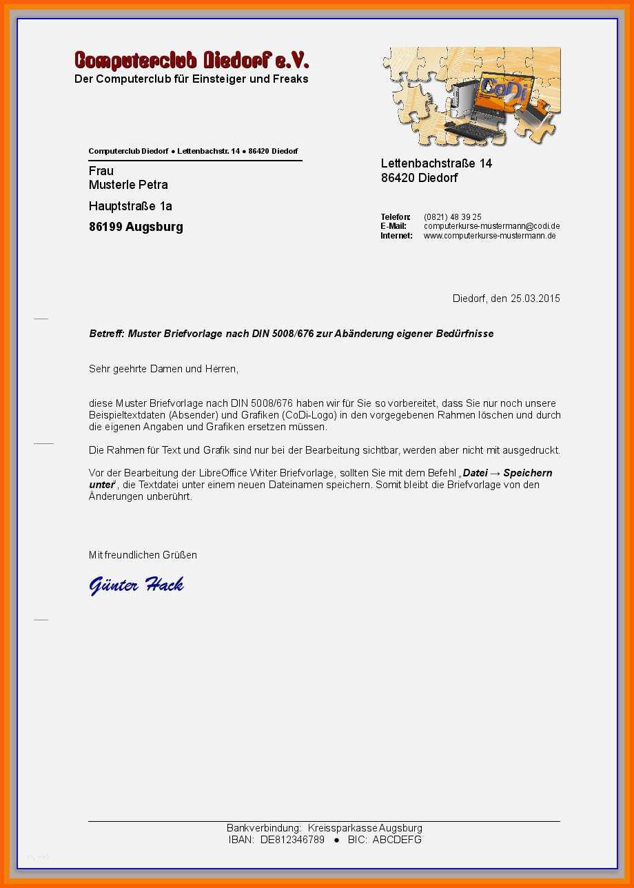 Spezialisiert Briefvorlage Din 676 form B Briefkopf Mit Logo Erstellen