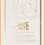 Spezialisiert Golden Glitter Save the Date Wedding Invitation Design