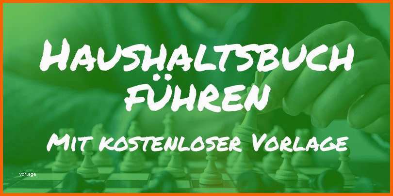 Spezialisiert Haushaltsbuch Führen Mit Kostenloser Vorlage Geld