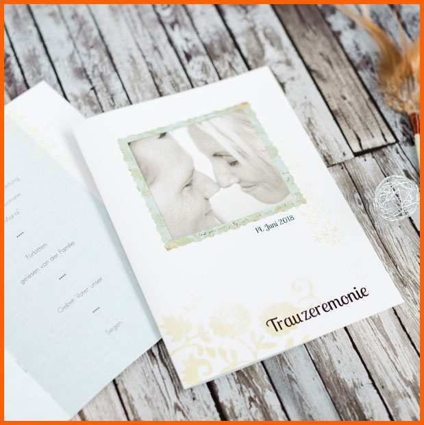 Spezialisiert Kirchenhefte Für Hochzeit Online Gestalten & Drucken
