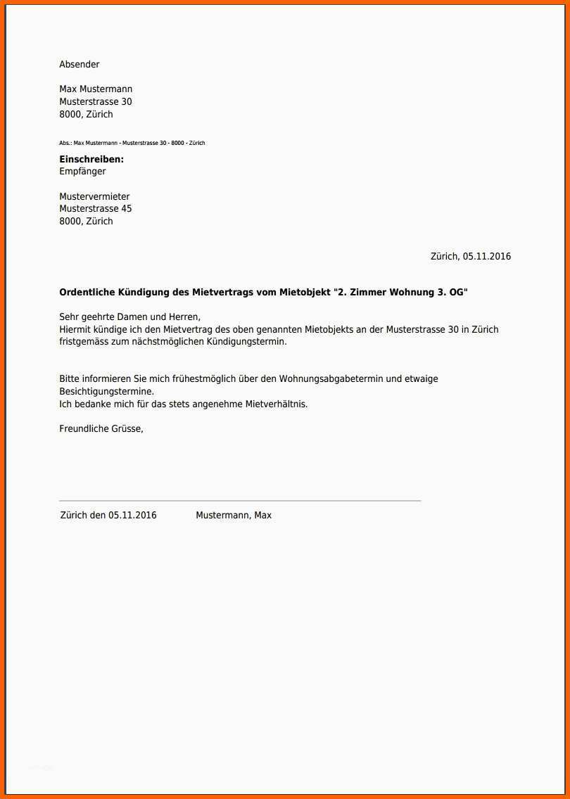 Spezialisiert Kündigung Für Mietvertrag Kostenlos Online Als Pdf Erstellen