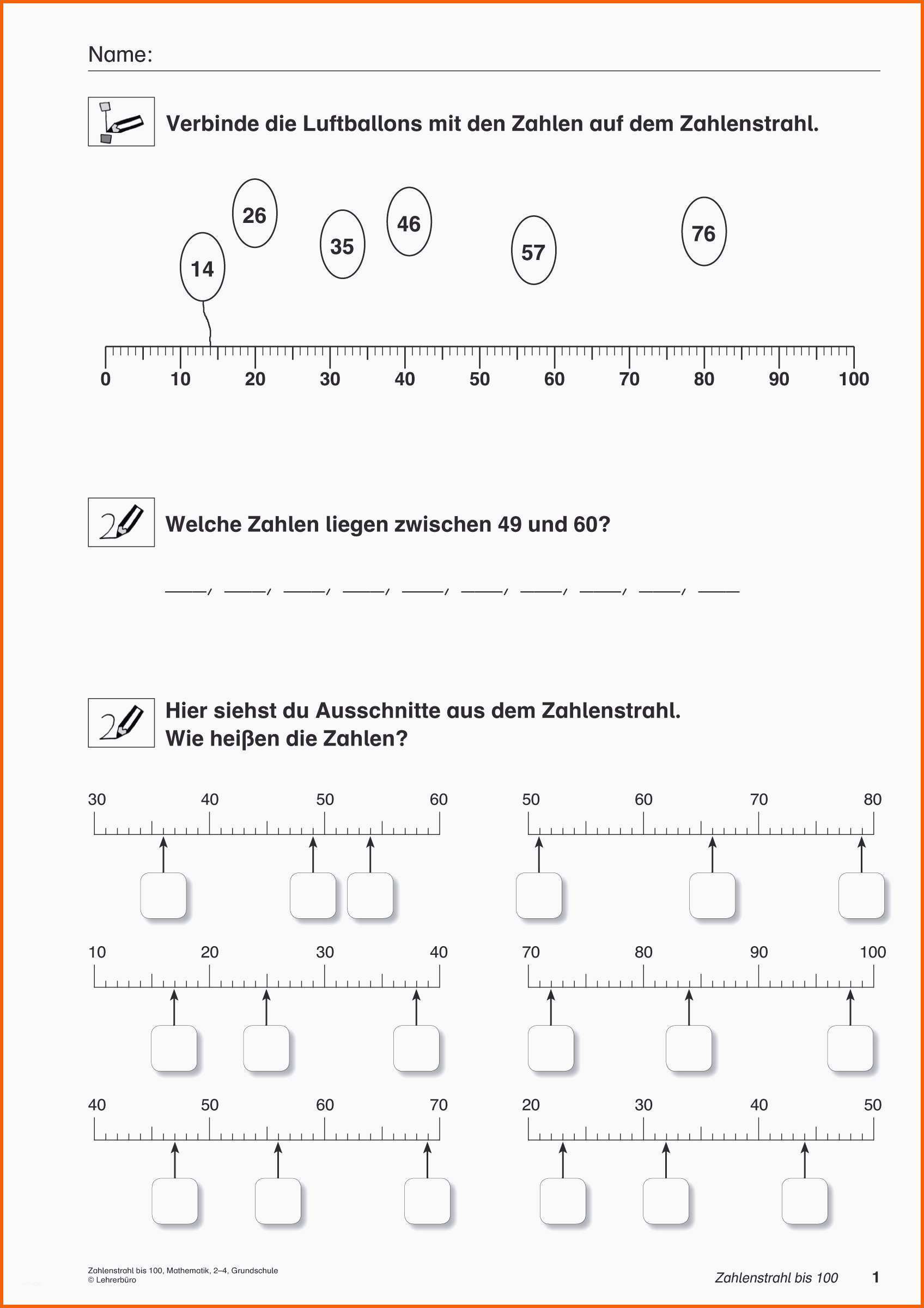 Spezialisiert Schön Zahlenstrahl Vorlage - Kostenlos Vorlagen | #99273