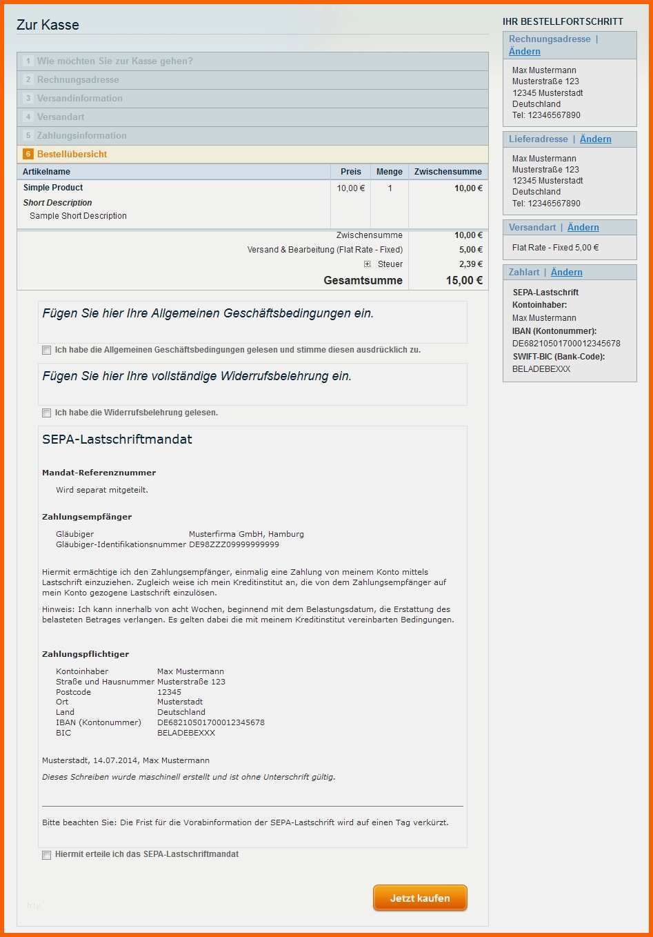 sepa mandat erteilen vorlage fabelhaft sepa lastschrift fur magento sepa lastschrift fur