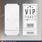 Spezialisiert Ticket Vorlage Set Vector Blank theater Kino