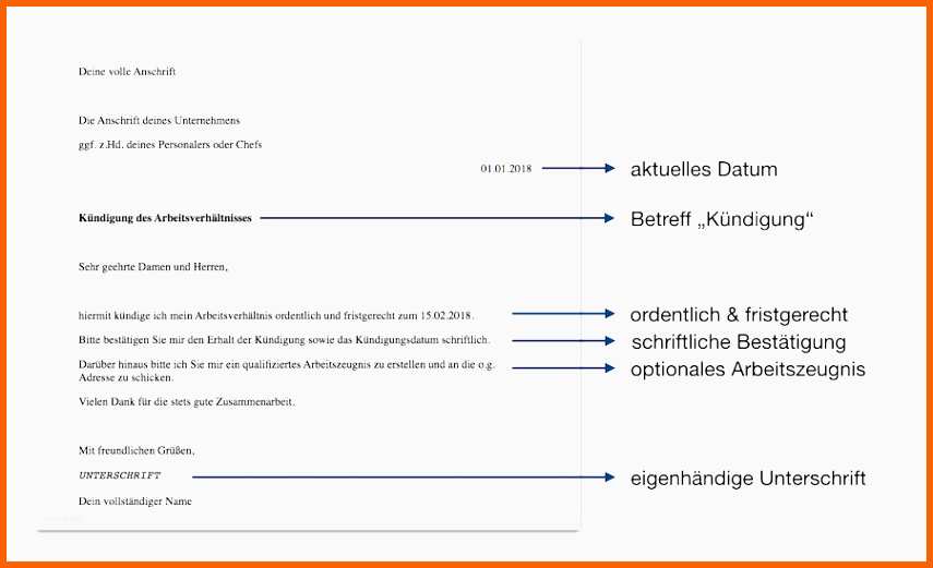 Tolle 10 Kundigung Arbeitnehmer Muster Vorlagen123 Vorlagen123
