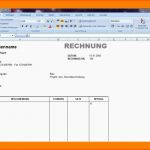 Tolle 10 Rechnung Excel Vorlage