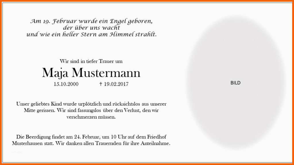 Tolle 15 Nachrufe Muster