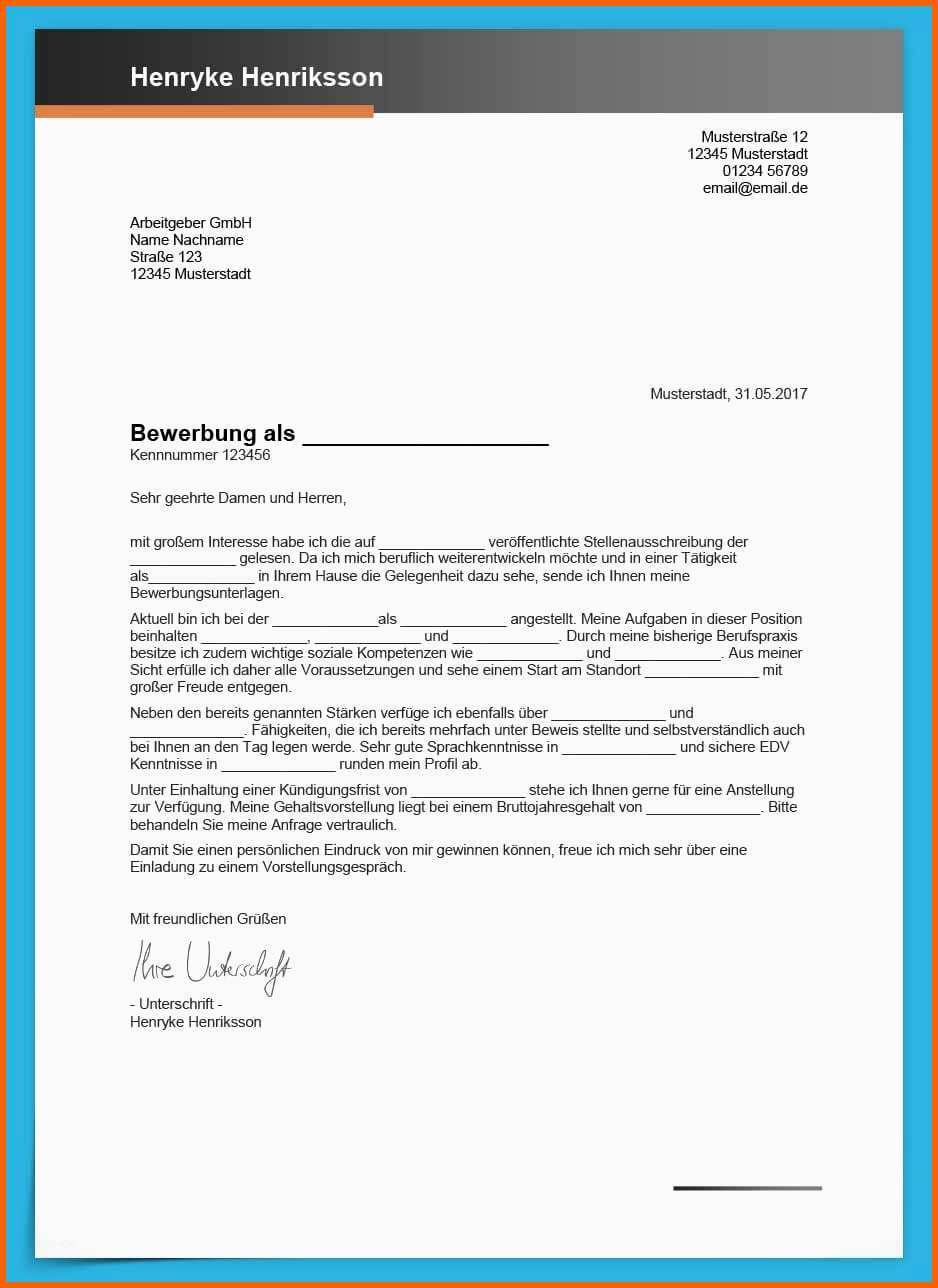 Tolle 17 Anschreiben Xing