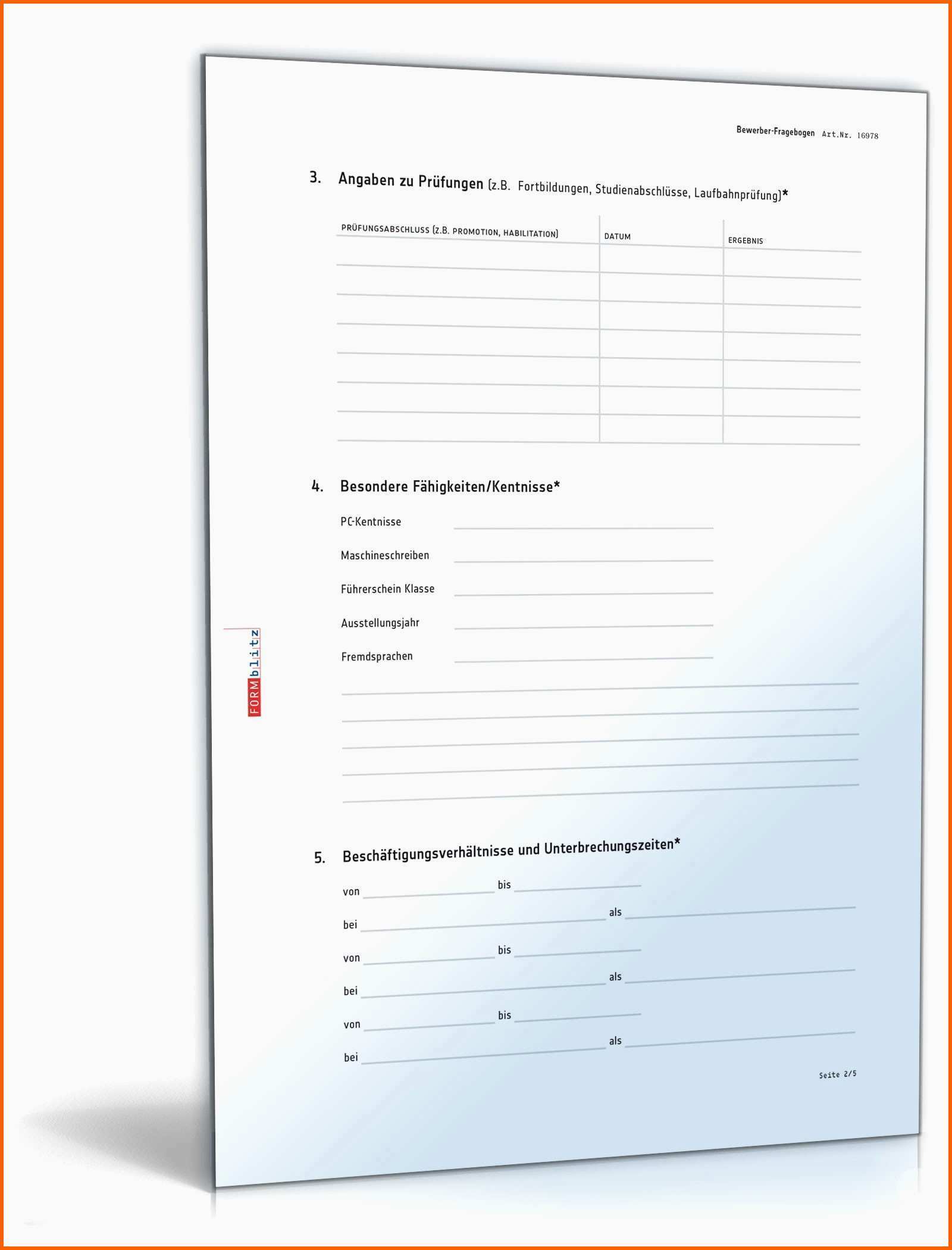 Tolle 19 Fragebogen Erstellen Vorlage