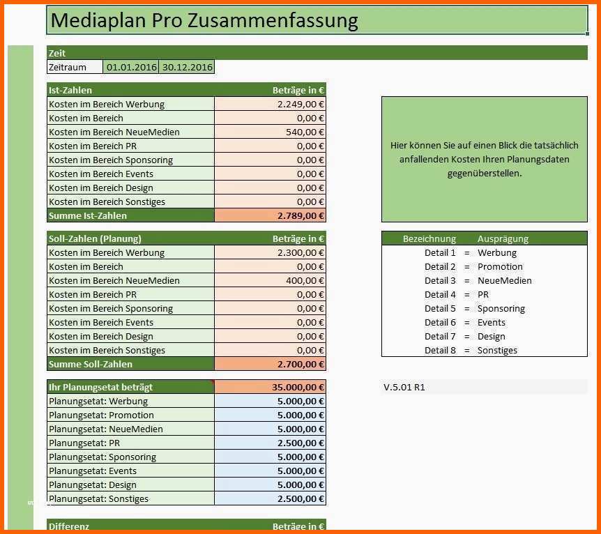 Tolle 69 Fabelhaft Mediaplan Excel Vorlage Gratis Modelle
