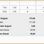 Tolle Arbeitszeit Excel Vorlage Best Numbers Vorlage