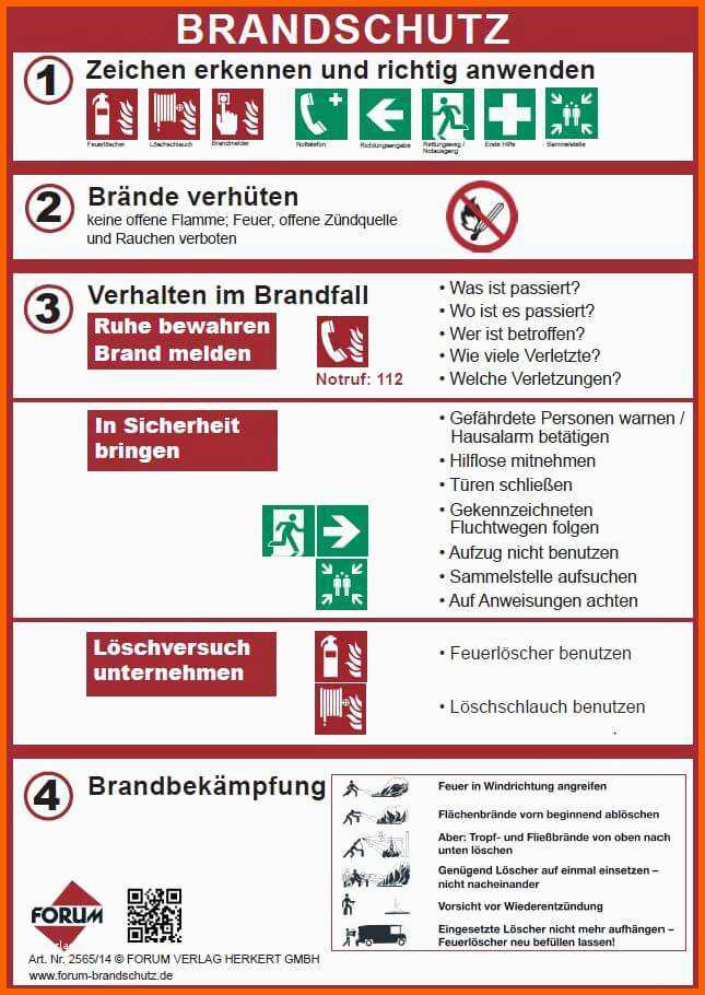 Tolle Aushang Verhalten Im Brandfall Vorlage Muster Limitiert